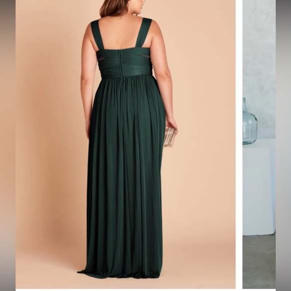 Birdy grey ELSYE DRESS MESH EMERALD bridesmaids dress size medium green wedding​ - Picture 2 of 16